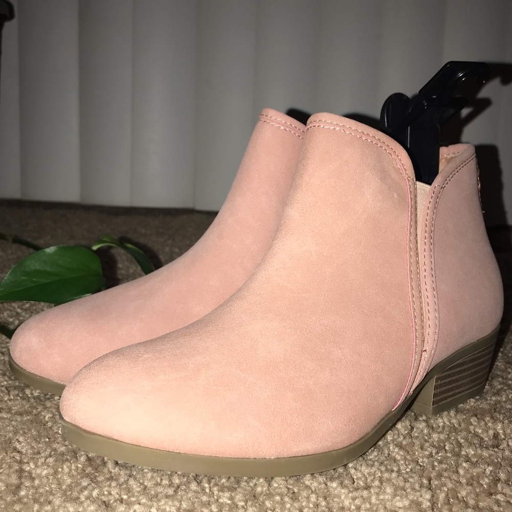 Pink booties